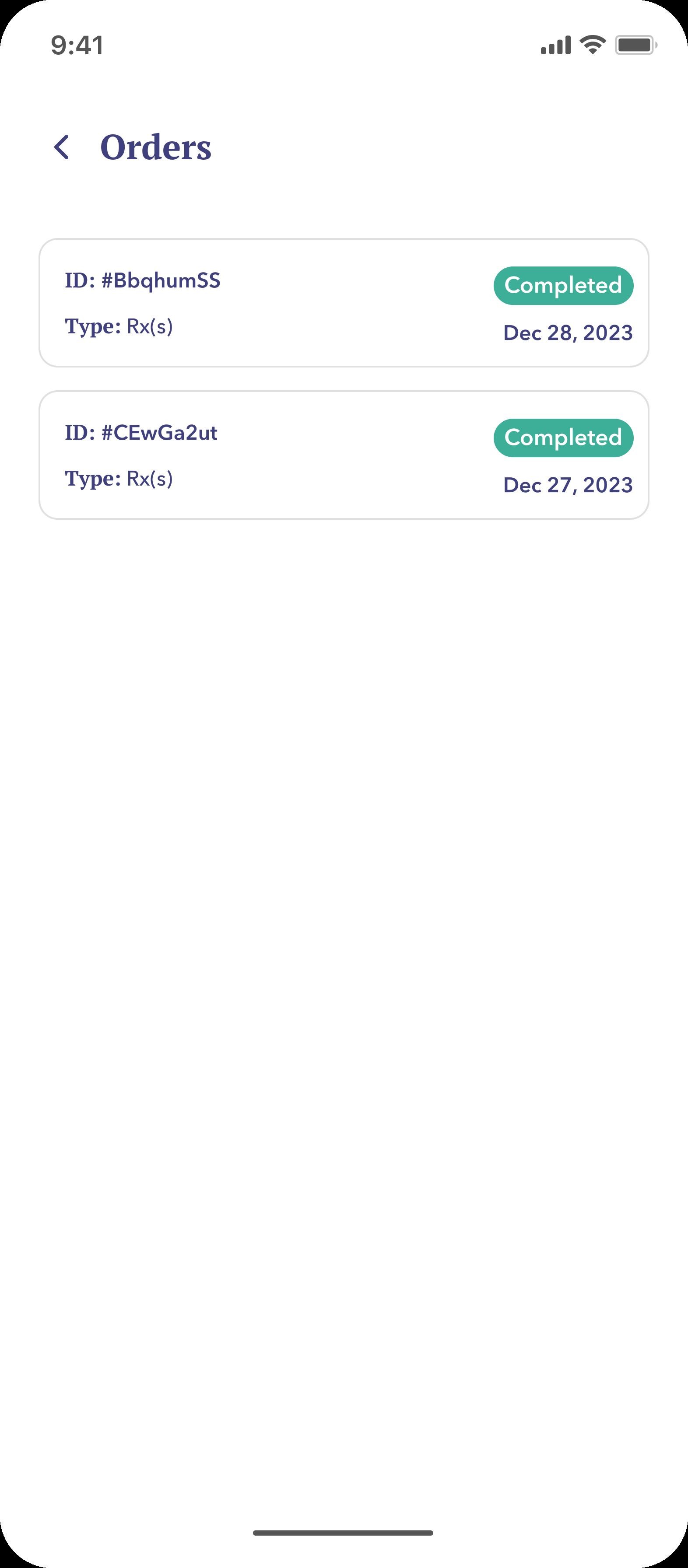Subscription info covers pricing, shipping and saved cards.