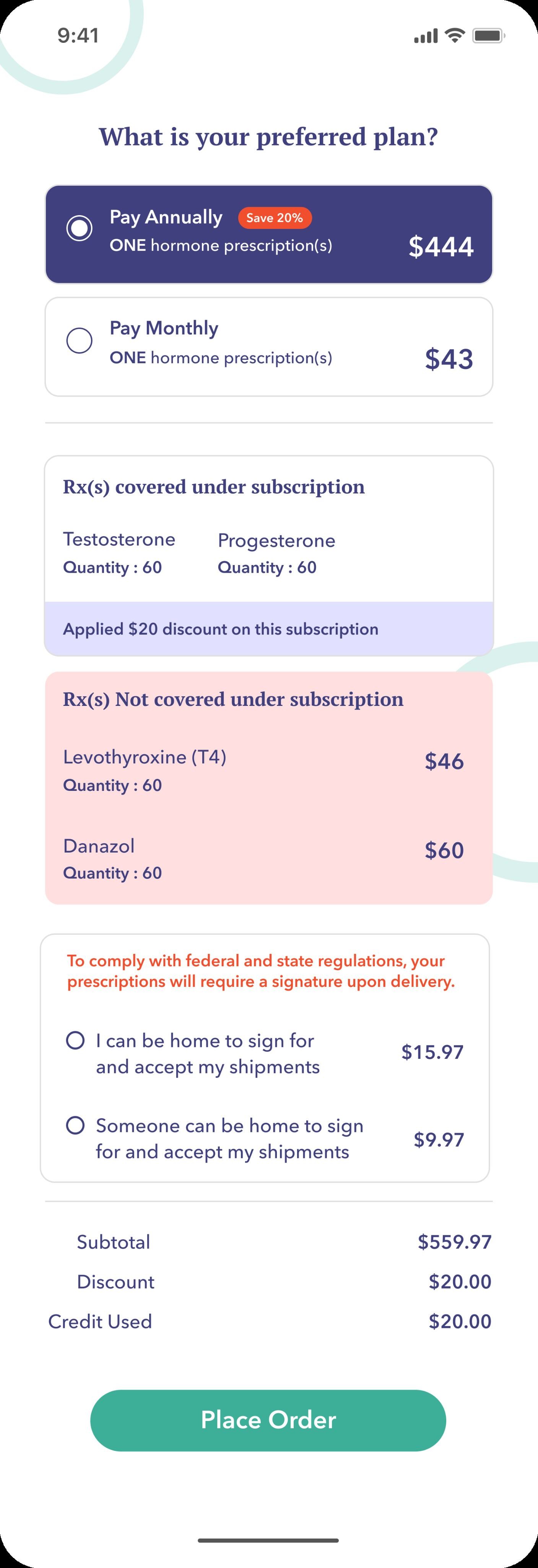 Order Refill: current prescriptions, ready to re-order in seconds.